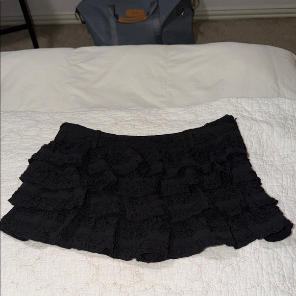 American Threads Black Ruffle skort - Picture 2 of 3